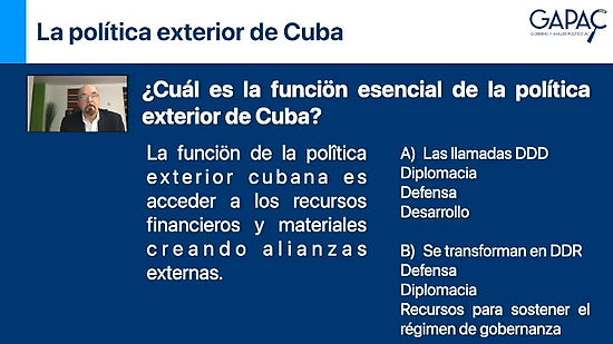 La política exterior de Cuba